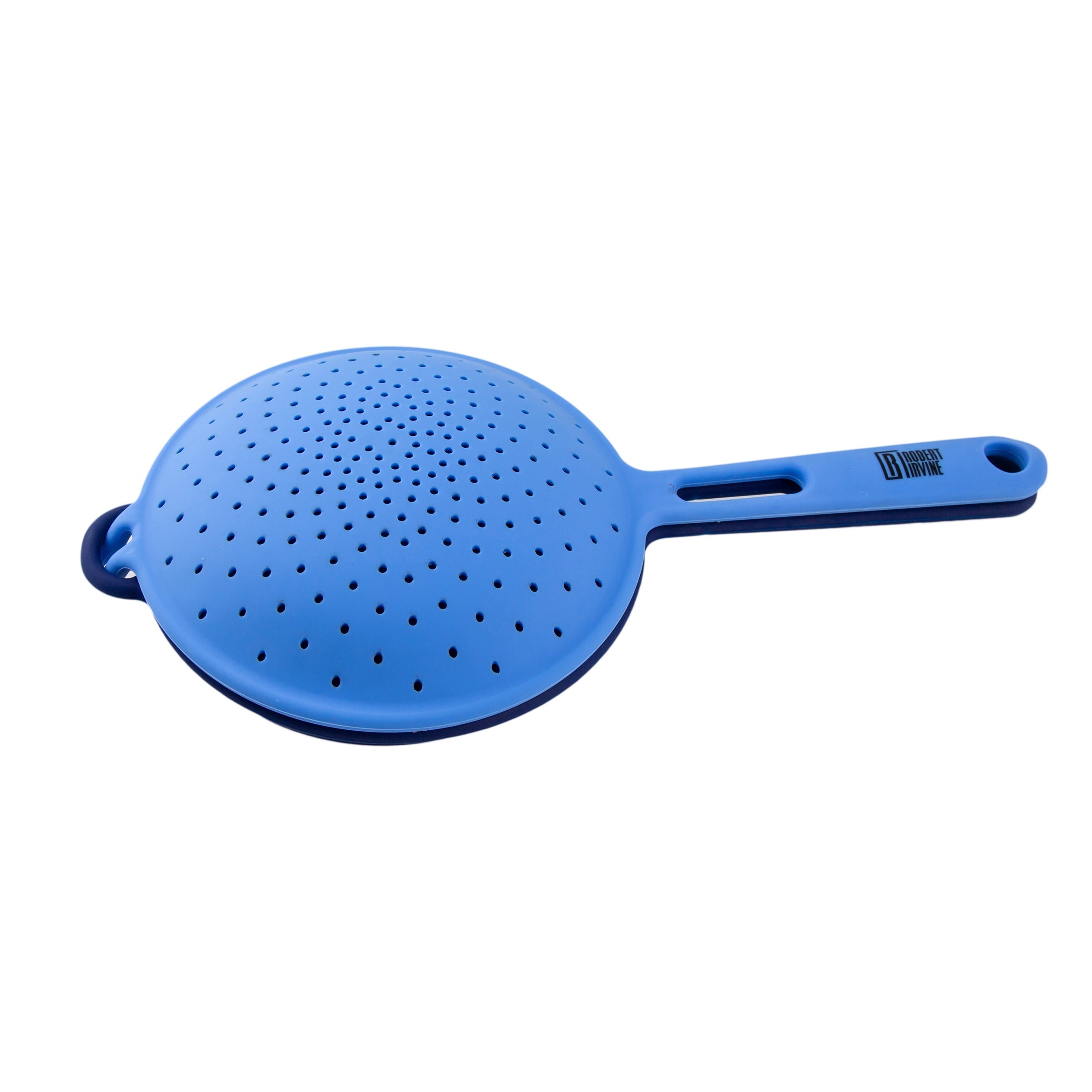 Robert Irvine 2-Piece Silicone Colander Set, Blue